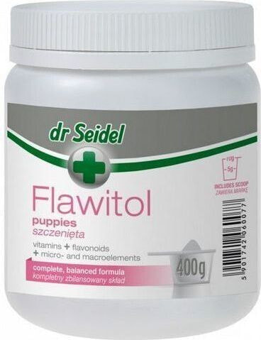 Витаминная добавка Dr Seidel Flawitol для щенков, 400 г