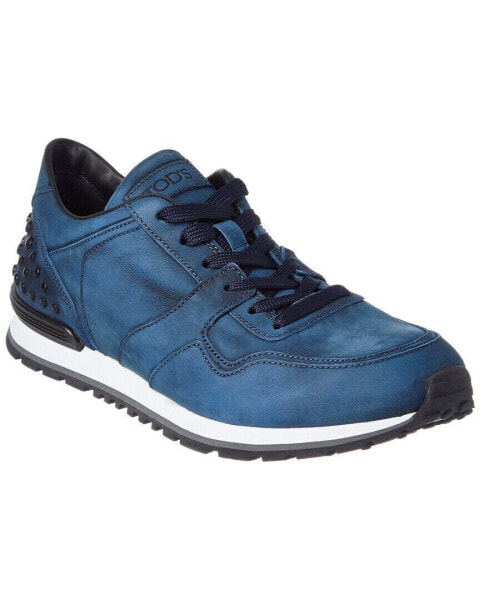 Tod’S Gommino Nubuck Sneaker Men's Blue 11