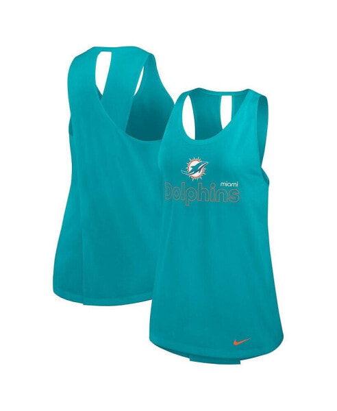 Women's Aqua Miami Dolphins Performance Tank Top