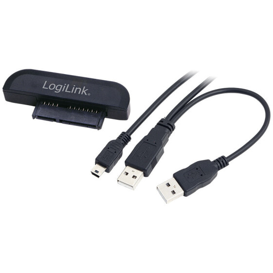 LogiLink USB 2.0/SATA - Black - MA6116 - 170 mm - 188 mm - 50 mm - 120 g