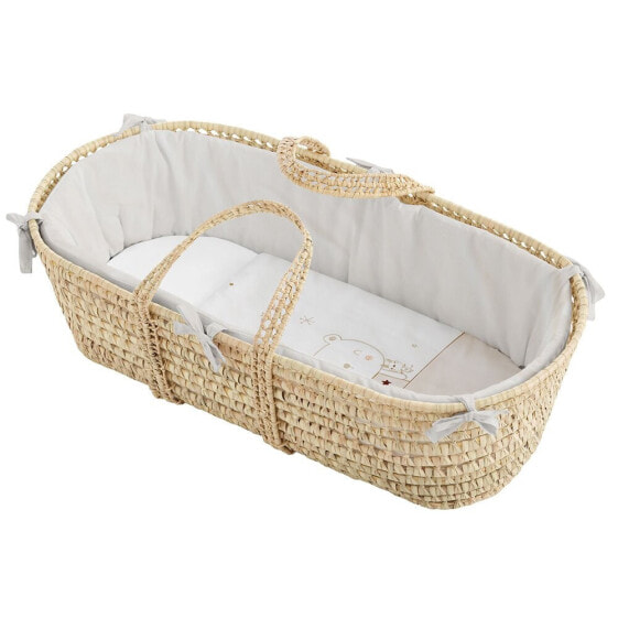 BIMBIDREAMS Oso Polar bedding for moses basket