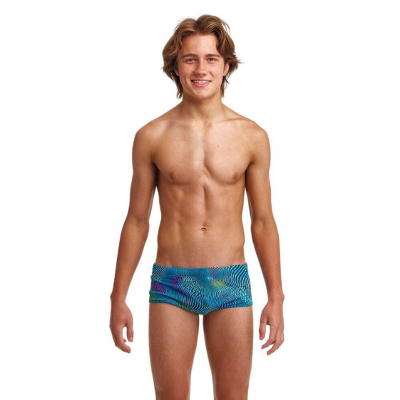 FUNKY TRUNKS Sidewinder Wires Crossed Swim Boxer