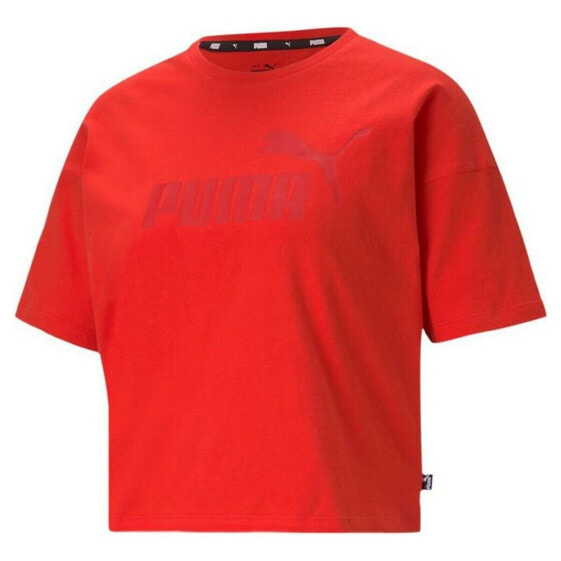 Футболка с коротким рукавом женская Puma Essentials Logo Красный