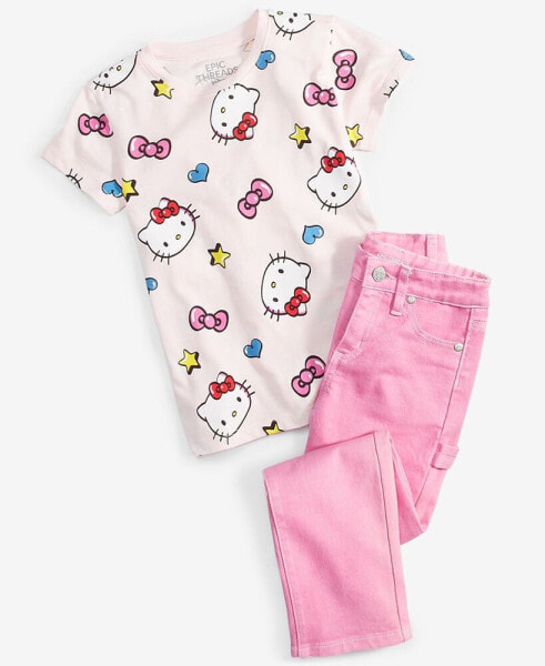 Girls Hello Kitty Printed T-Shirt, Created for Macy's