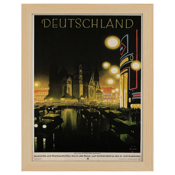 Фоторамка настенная LegendArte Vintage Poster Deutschland 50x70 см