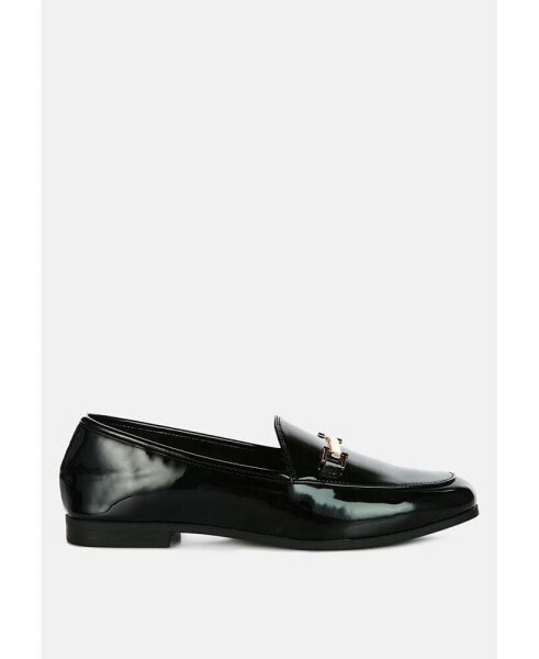 jolan faux leather semi casual loafers