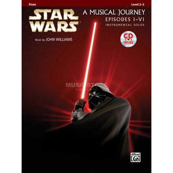 Alfred Music Star Wars 1-6 - Flute Instrumental Solos, Book/CD