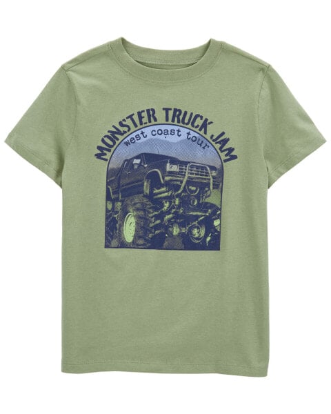 Kid Monster Truck Jam Graphic Tee XS