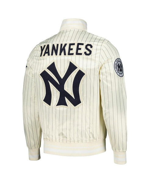 Куртка сатиновая Pro Standard New York Yankees Cooperstown Collection Pinstripe Retro Classic для мужчин