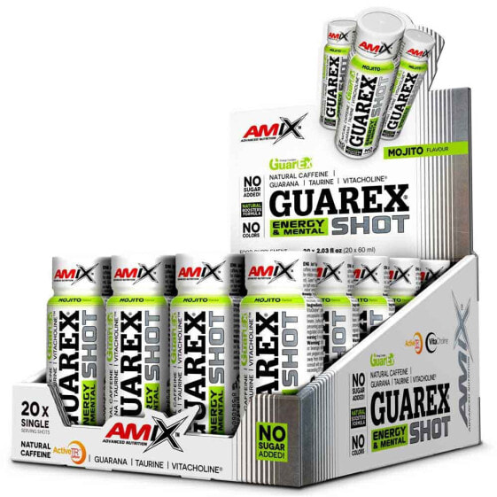 AMIX Guarex Energy & Mental 60ml Energy Mojito 20 Units