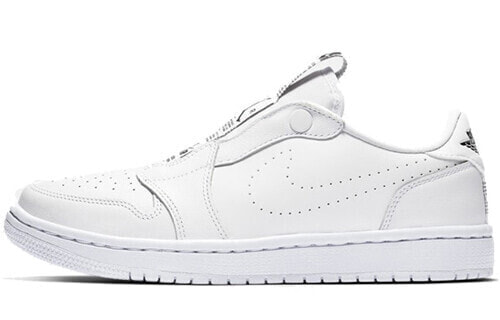 Кроссовки Nike Air Jordan 1 Retro Low Slip White (W) (Белый)