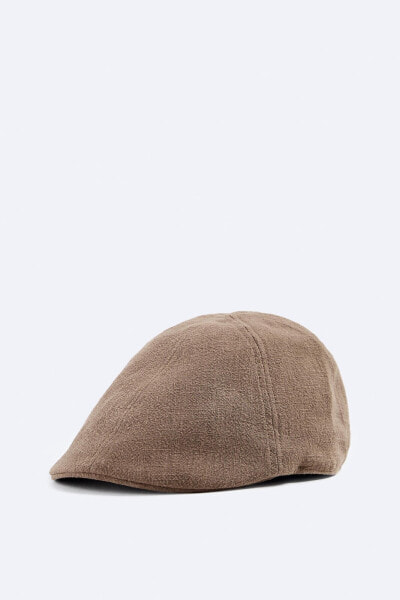 Ramie - cotton flat cap
