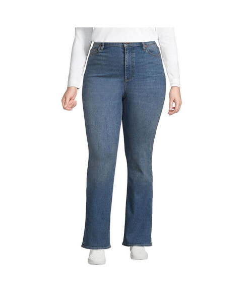 Plus Size Recover High Rise Bootcut Blue Jeans