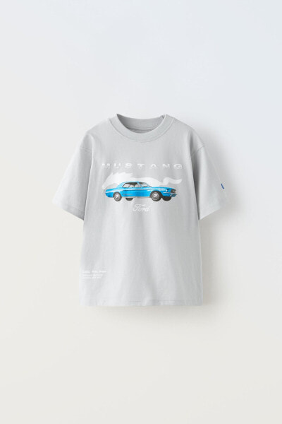 Футболка с принтом ford mustang© ZARA