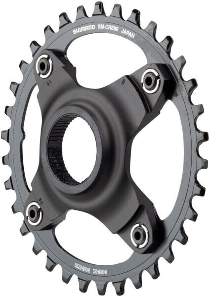 Shimano STEPS SM-CRE80-B Chainring without Chainguide, 53mm Boost Chainline, 38t