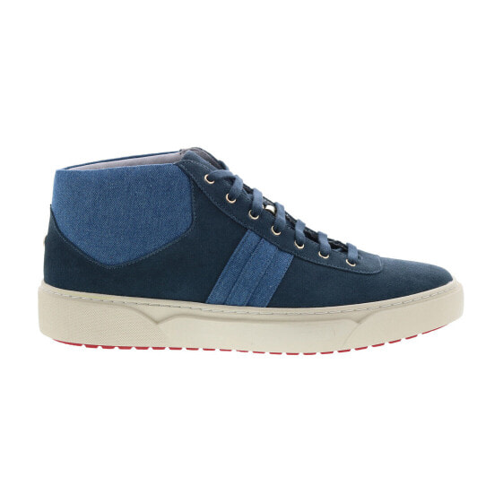 TCG Annecy TCG-AW19-ANN-NVD Mens Blue Suede Lace Up Lifestyle Sneakers Shoes