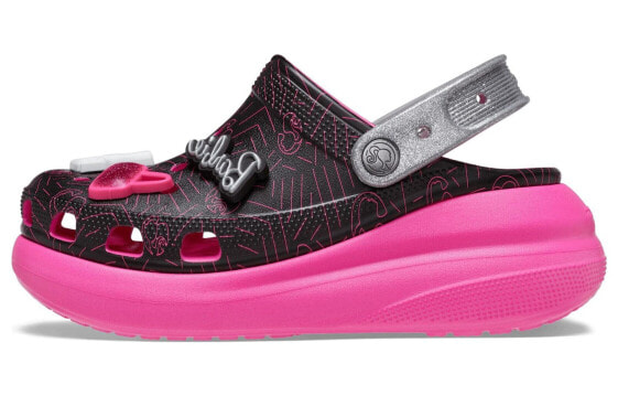 Тапочки женские Crocs Barbie Crush Clog черные 208819-001