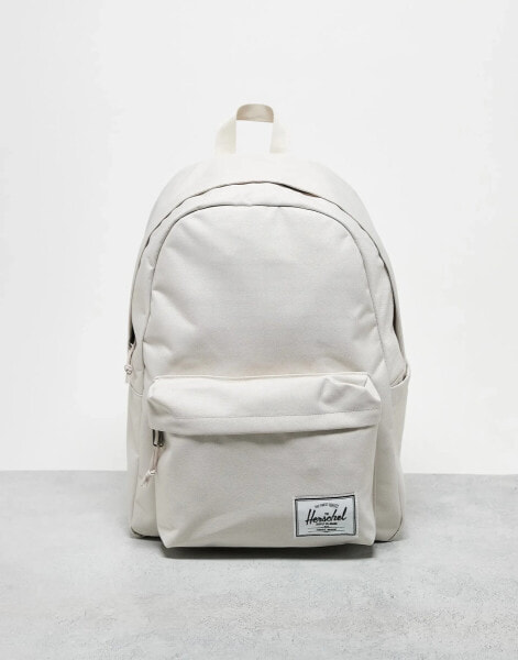 Herschel Supply Co XL classic backpack with laptop sleeve in cream