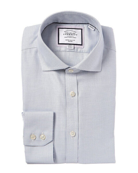 Charles Tyrwhitt Non-Iron Cambridge Weave Cutaway Extra Slim Fit Shirt Men's
