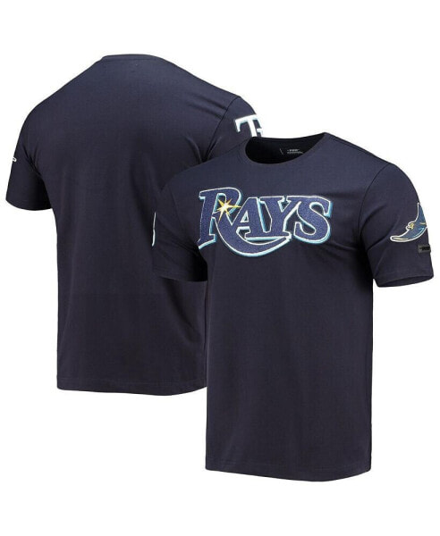 Men's Navy Tampa Bay Rays Team Logo T-shirt