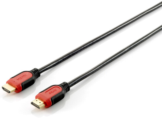 Equip HDMI 2.0 Cable - Dual Color - 3m - 26AWG - 3 m - HDMI Type A (Standard) - HDMI Type A (Standard) - 3D - 10.2 Gbit/s - Black - Red