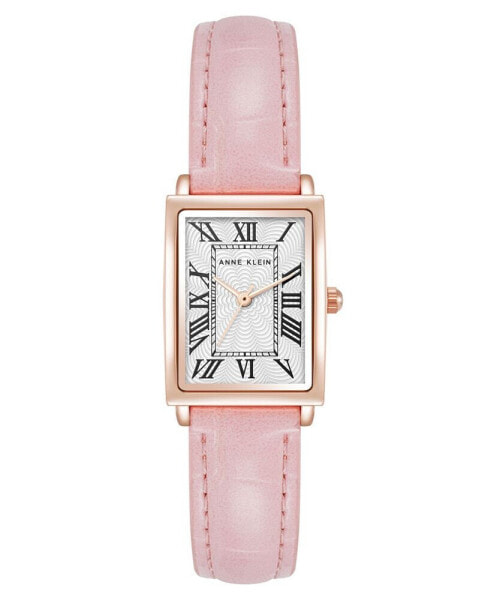 Часы Anne Klein Pink Leather Band Watch