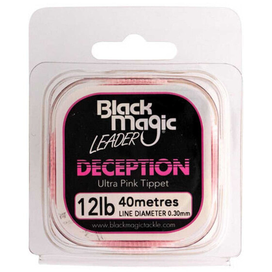 BLACK MAGIC Decepction Ultra Pink Tippet 40 m Fluorocarbon