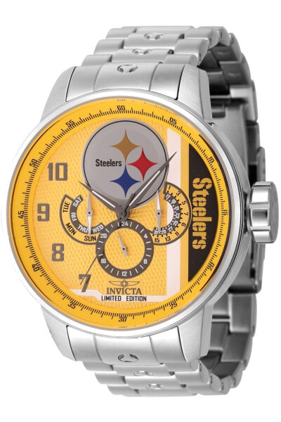 Наручные часы Invicta NFL Pittsburgh Steelers для мужчин - 48 мм. Сталь (45125)