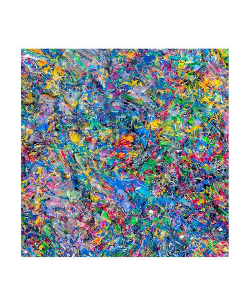 Mark Lovejoy Abstract Splatters Lovejoy 2 Canvas Art - 27" x 33"