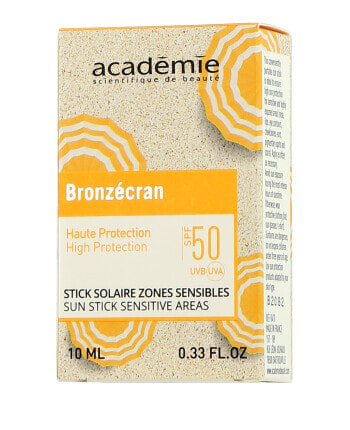 Académie Bronzécran Stick Solaire Zones Sensibles SPF 50+ (10 ml)