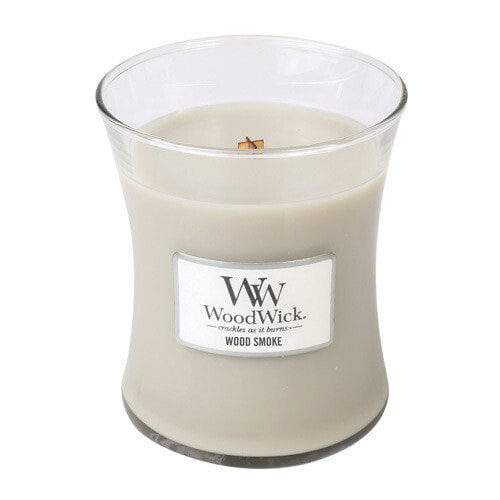 Woodwick Wood Smoke Scented Candle Ароматическая свеча c ароматом кедра и горячих углей 275 г