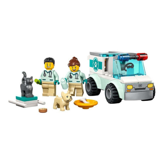 LEGO Rescue Veterinary Van Construction Game