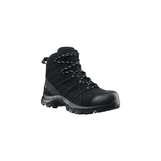 Haix Sicherheitsstiefel BE Safety 53 mid Größe 10 (45) schwarz S3 HRO HI CI WR SRC ESD EN ISO 20345 Nubukleder