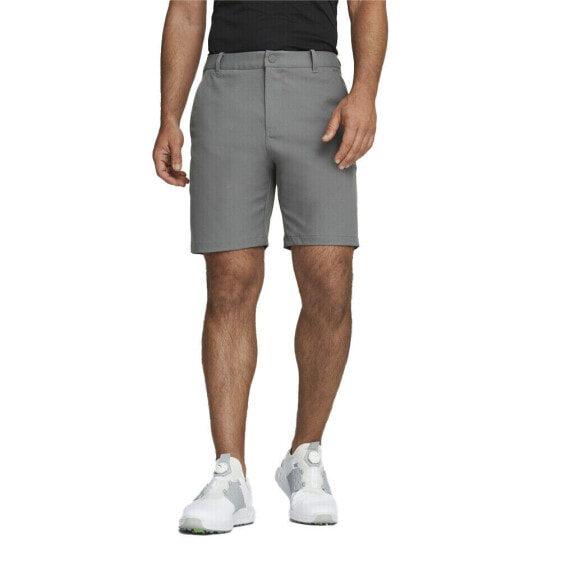 Puma Dealer 8 Inch Golf Shorts Mens Grey Casual Athletic Bottoms 53778803