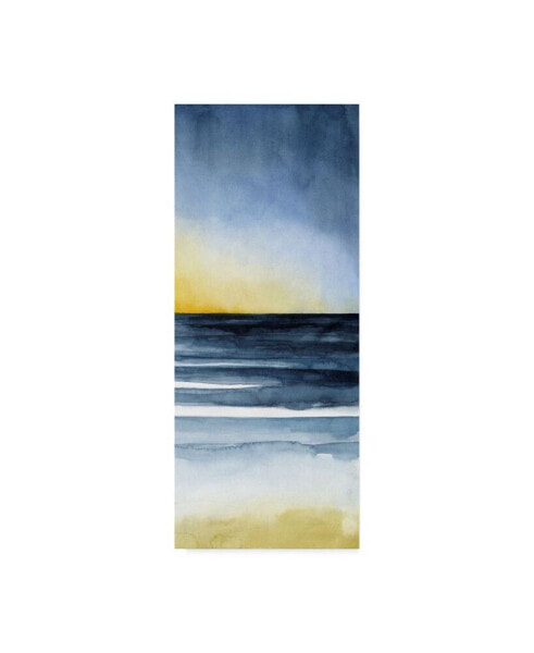 Grace Popp Layered Sunset Triptych III Canvas Art - 15" x 20"