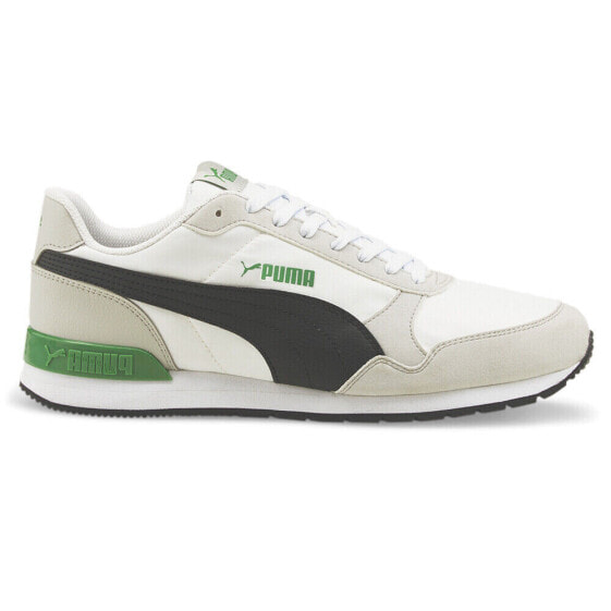 Puma St Runner V2 Nl Lace Up Mens Green, White Sneakers Casual Shoes 36527838