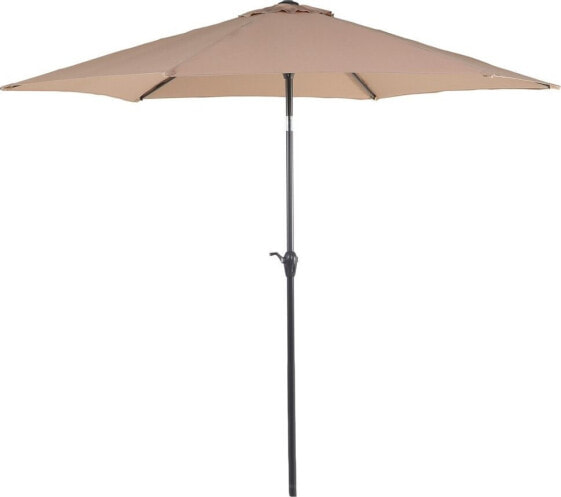 Beliani Lumarko Parasol ogrodowy ⌀ 270 cm piaskowy VARESE!