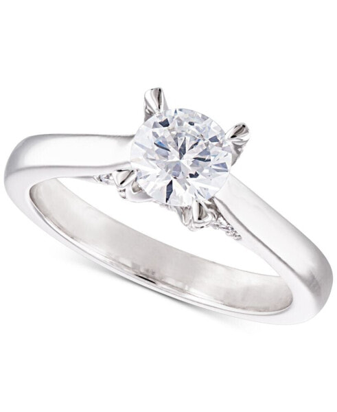 Diamond Solitaire Engagement Ring (1 ct. t.w.) in 14k Yellow or White Gold