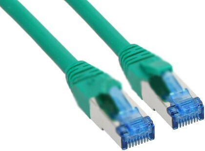 InLine Patch Cable S/FTP PiMF Cat.6A halogen free 500MHz green 2m