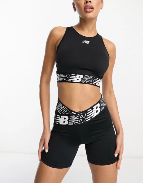 New Balance Relentless bra in black