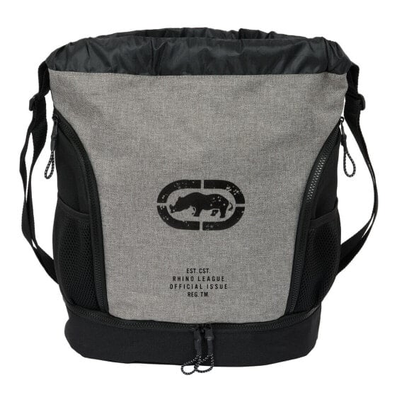 Детский рюкзак-мешок Eckō Unltd. Rhino Чёрный Серый 35 x 40 x 1 cm