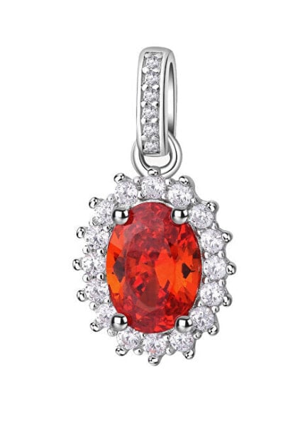 Elegant silver pendant Fancy Vitamin Orange FVO02