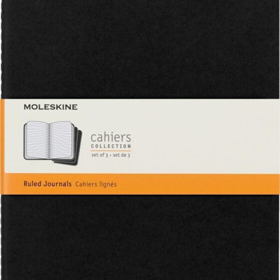 Moleskine ZESTAW 3 ZESZYTÓW MOLESKINE CAHIER JOURNALS XL (19X25CM) W LINIE