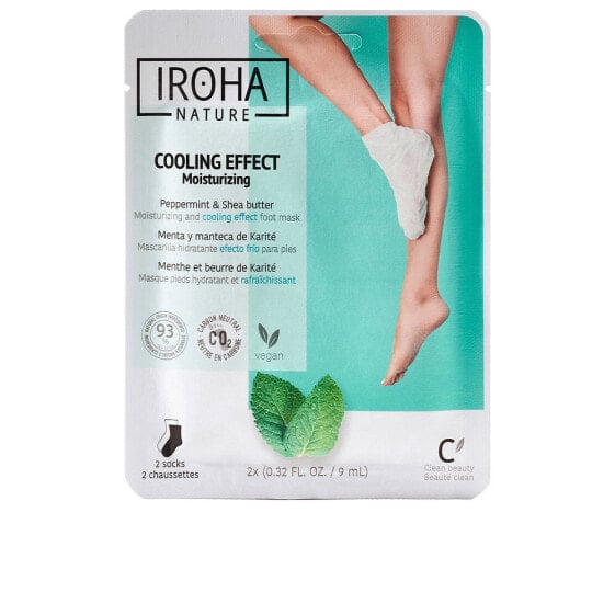 Iroha Peppermint Relax Foot Mask Расслабляющая маска для ног с перечной мятой 1 шт