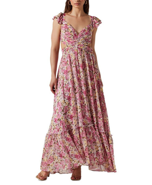 Women's Primrose Lace-Up-Back Maxi Dress