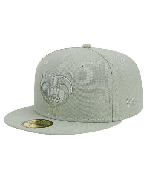 Men's Light Green Memphis Grizzlies Sage Color Pack 59FIFTY Fitted Hat