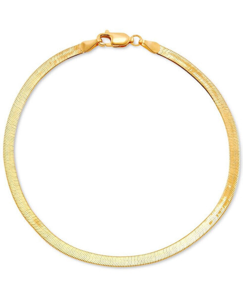 Herringbone Link Chain Bracelet in 10k Gold