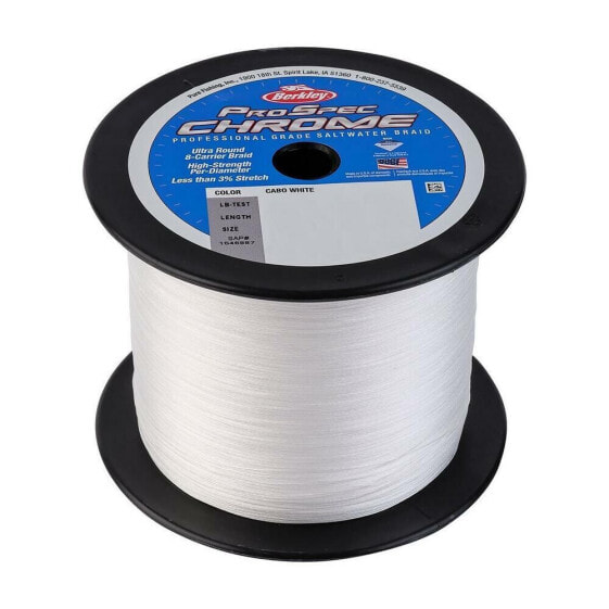 Berkley ProSpec Chrome Saltwater Braid 500 Yds. Fishing Line-White