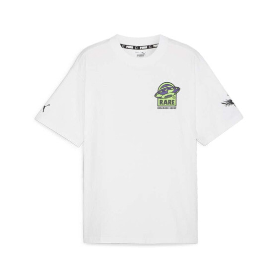 Puma Toxic Crew Neck Short Sleeve T-Shirt Ii X Lb Mens White Casual Tops 6228870