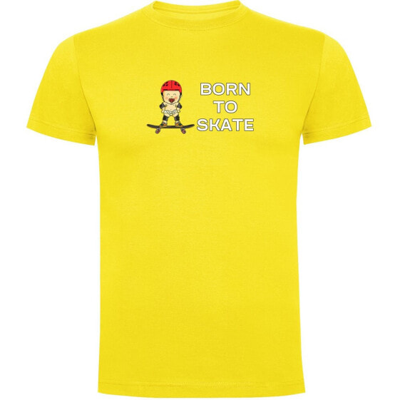 KRUSKIS Born To Skate Short Sleeve T-shirt short sleeve T-shirt